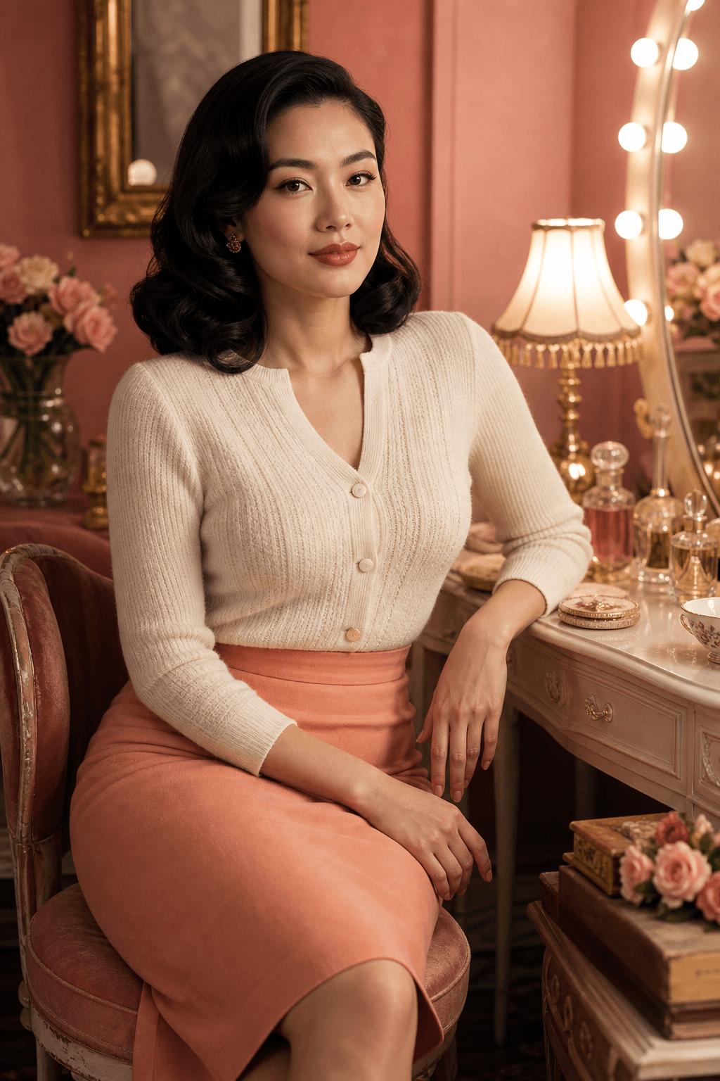Rosewater Vintage Vanity