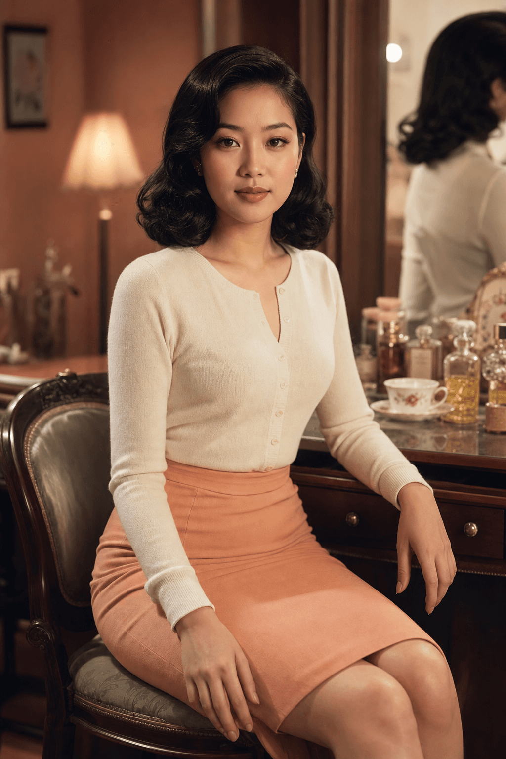 Rosewater Vanity Editorial