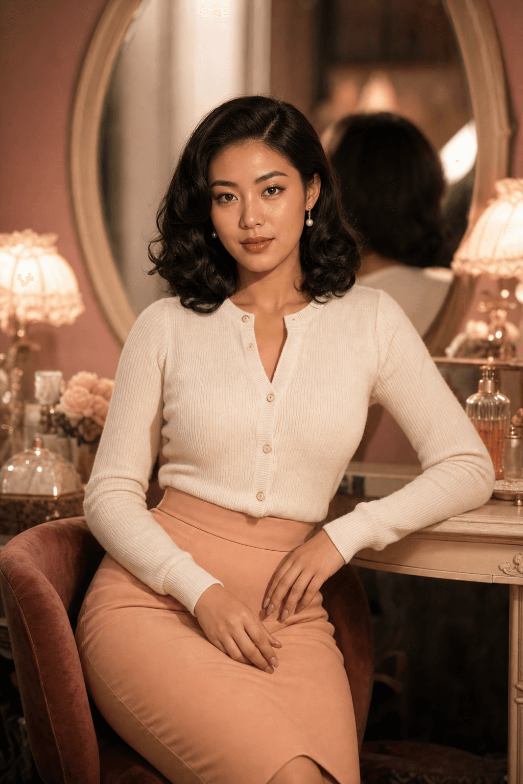 Rosewater Vanity Editorial