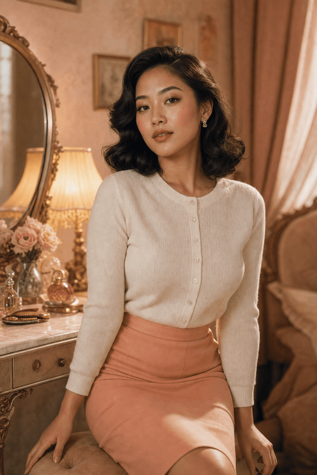 Rosewater Vanity Editorial