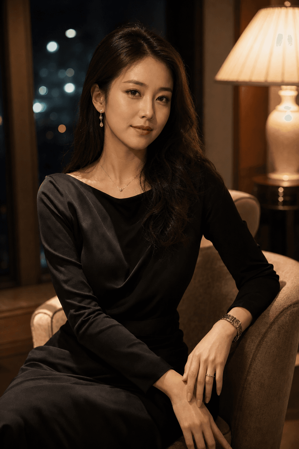 Warm Gold Hotel Lounge