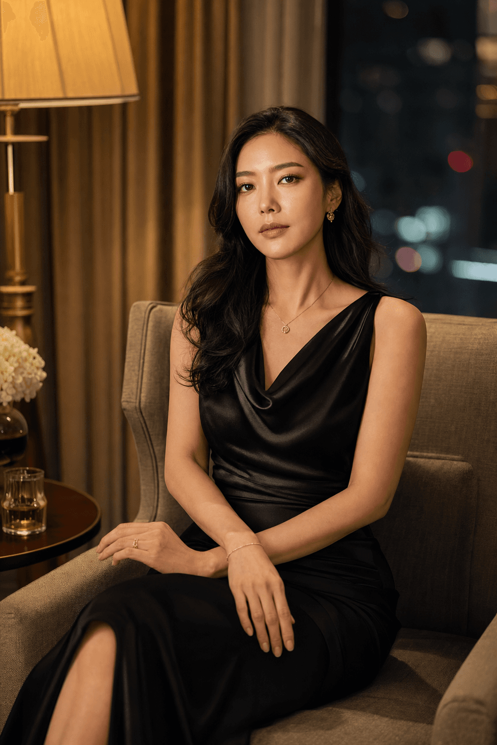 Warm Gold Hotel Lounge