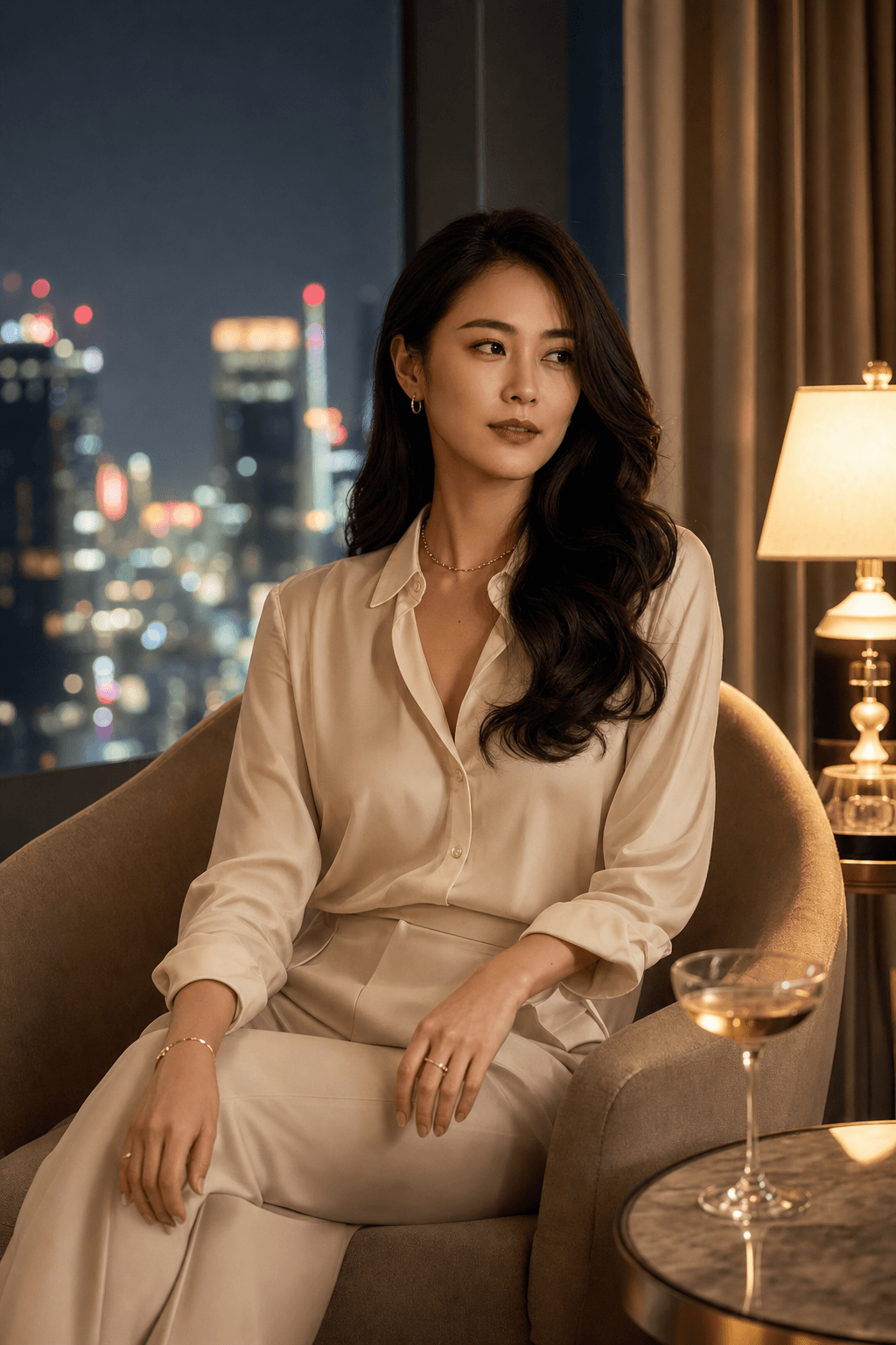 Taupe Hotel Lounge Night