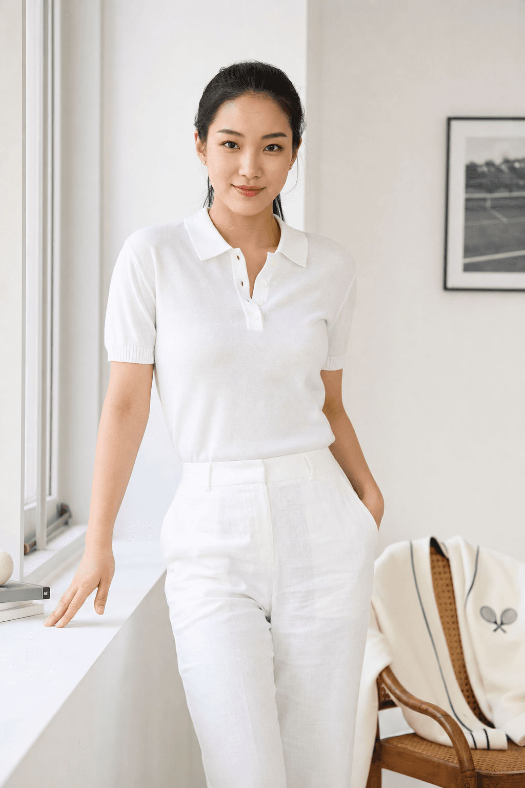 White Interior Sport Editorial
